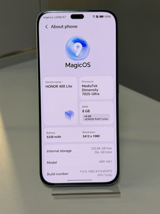 Honor 400 Lite Marra Green 256GB 8 Ram