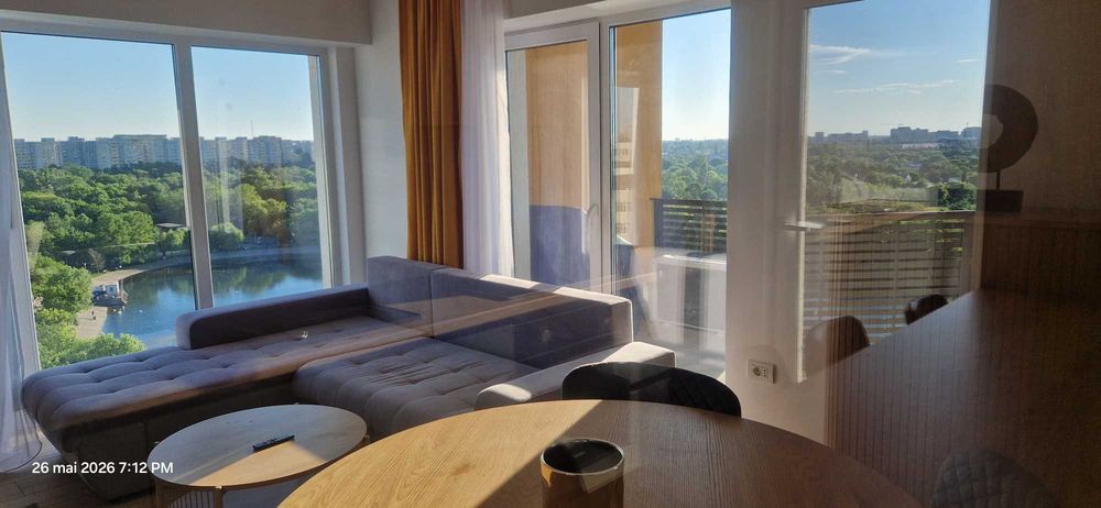 3 camere pe malul lacului, vedere superba