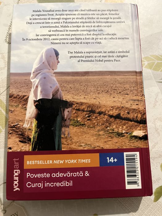 Eu sunt malala editura young art cartonata