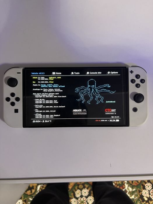 Прошитый Nintendo Switch Oled