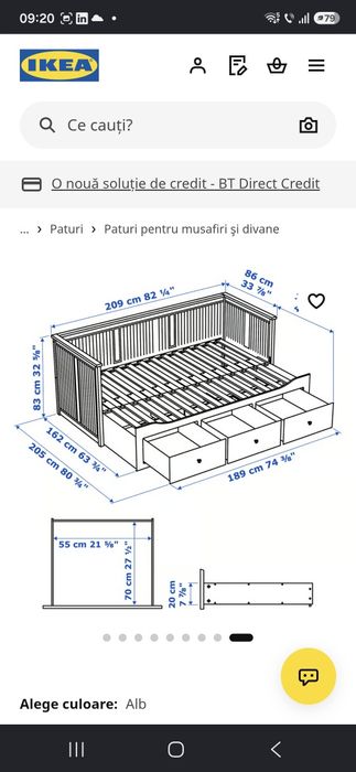 Vand dormitor copii Ikea conform pozelor atasate