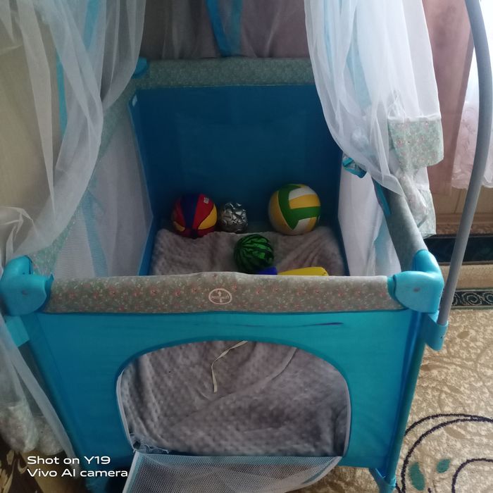 Детский манеж с колыбельной.