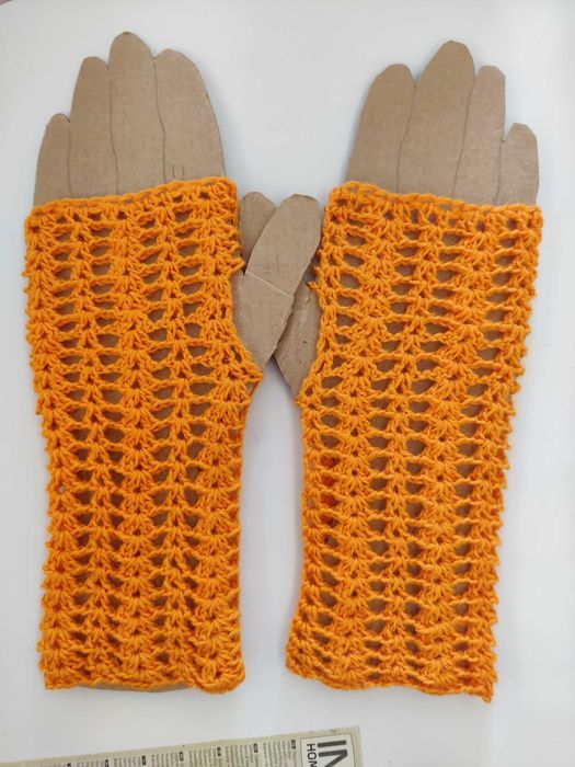 Плетени ръкавици без пръсти