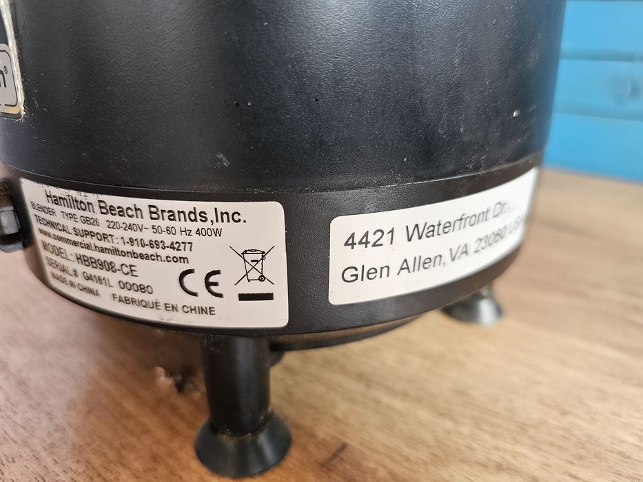 Blender mixer Hamilton Beach GB26 incomplet