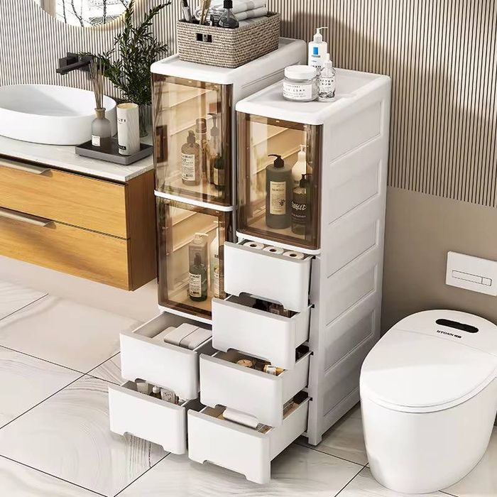 Шкаф-органайзер с дверцей и глубокими ящиками (4 и 5 этажей)