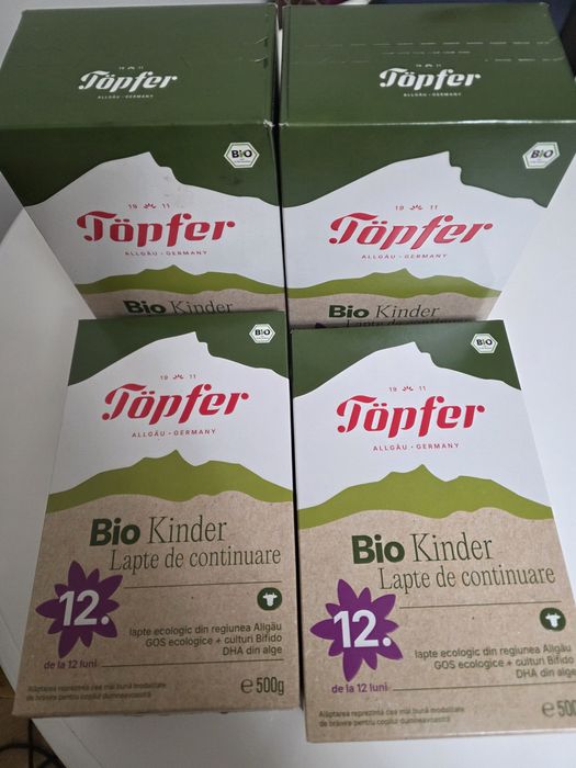 4cutii de lapte Topfer Bio Kinder