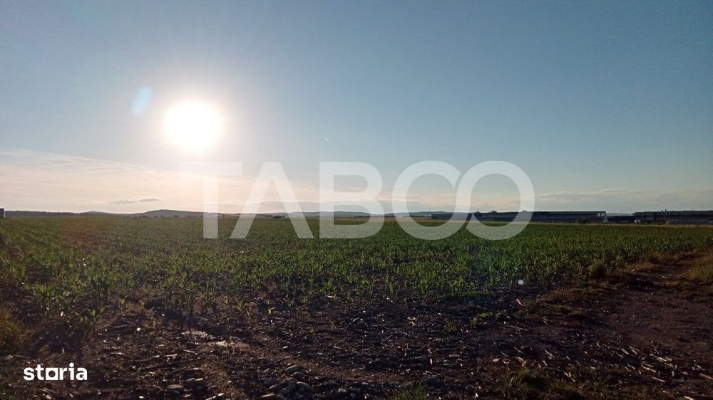 Teren intravilan 2 ha deschidere drum zona Industriala Vest Sibiu
