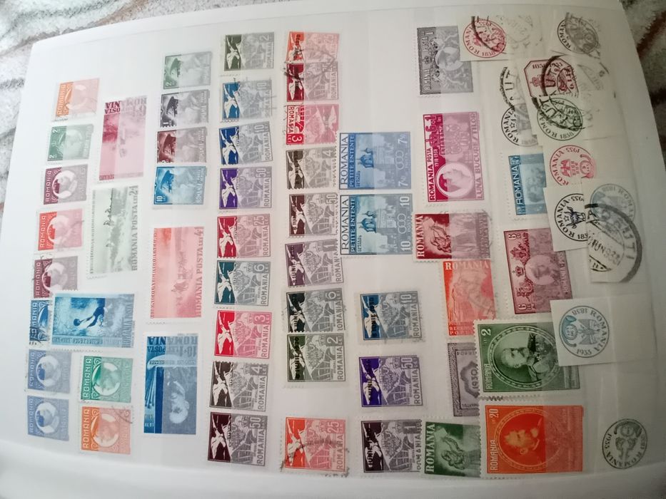 Vand colecție timbre românești perioada 1859-1945