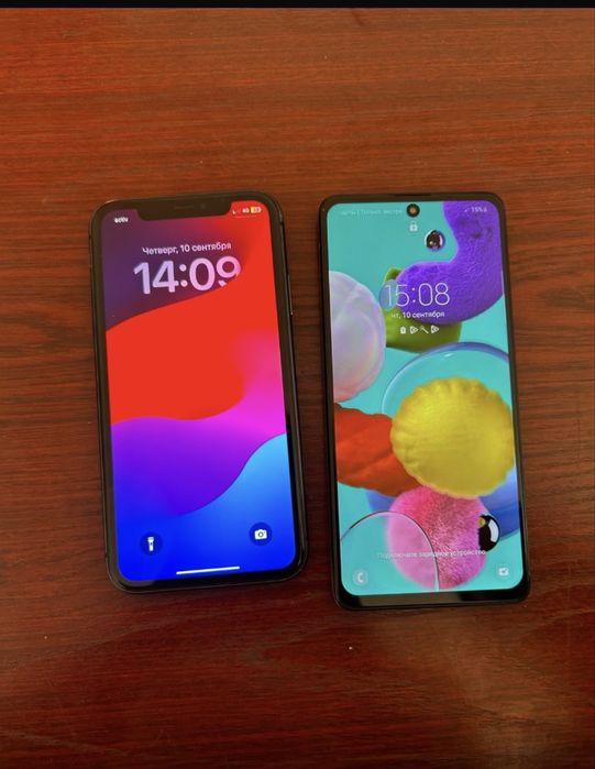 Samsung а 51 и iPhone 11