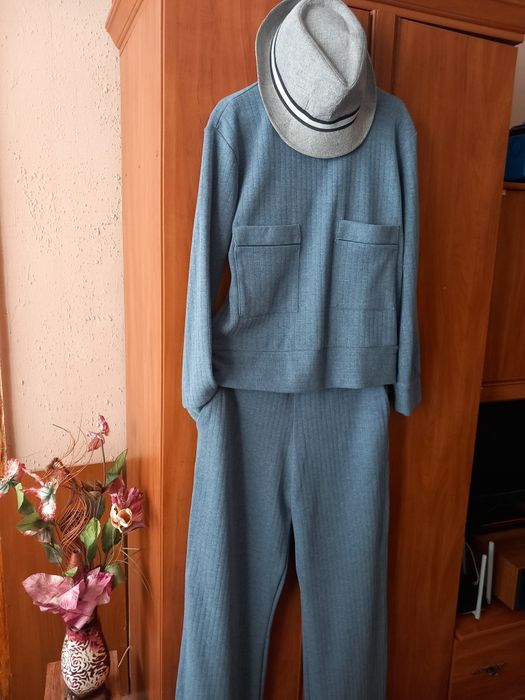 Сет синя кадифена мекота