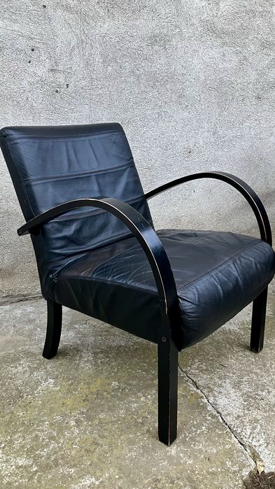 Set fotoliu piele vintage