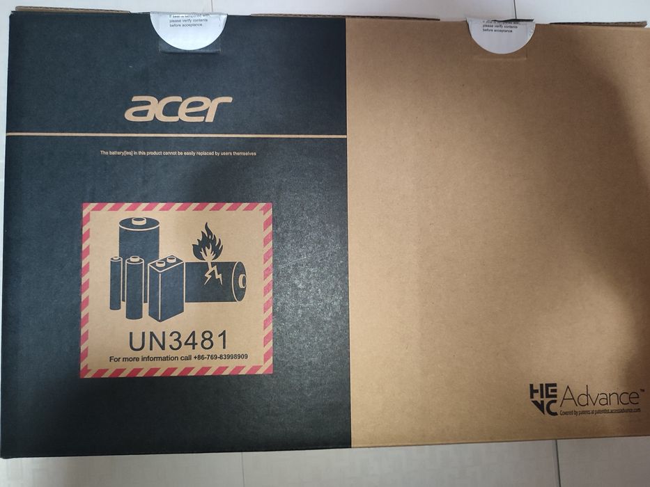 Acer notebook sotiladi xolati yangi ishlatilmagan