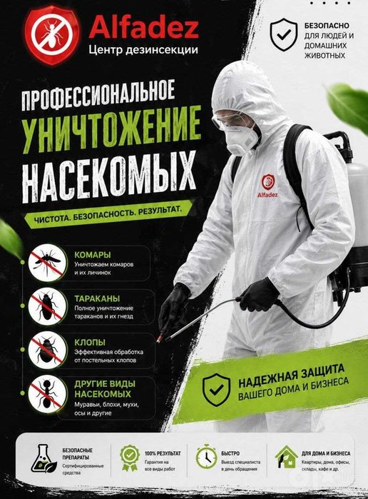 ДЕЗИНФЕКЦИЯ от насекомых