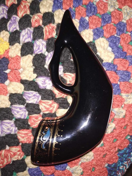 Сувенир из 80х, фарфоровый рог