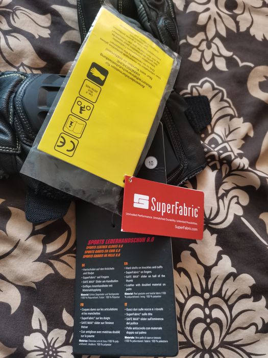 Кожени ръкавици за мотор FLM Sports 8.0