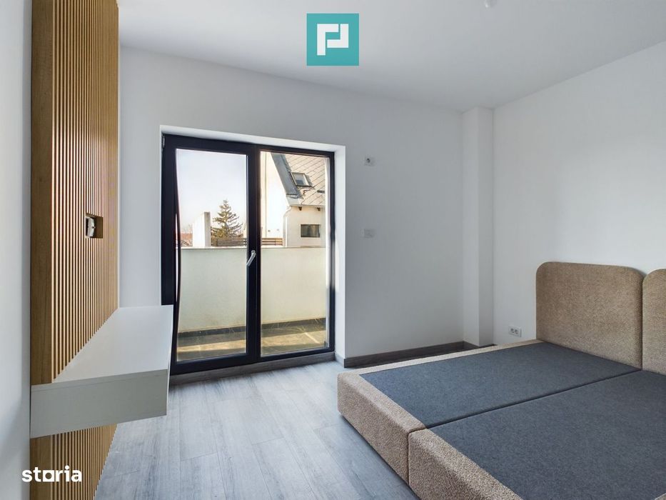 Penthouse nou cu 2 dormitoare și terasă de 29mp
