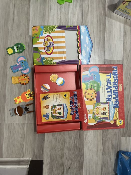 Joc teatru de papusi pentru degetele