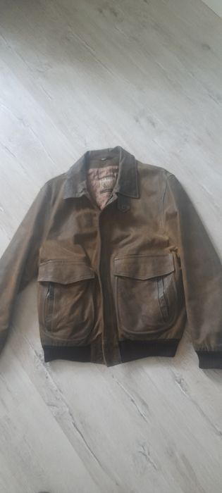 Geaca piele bomber