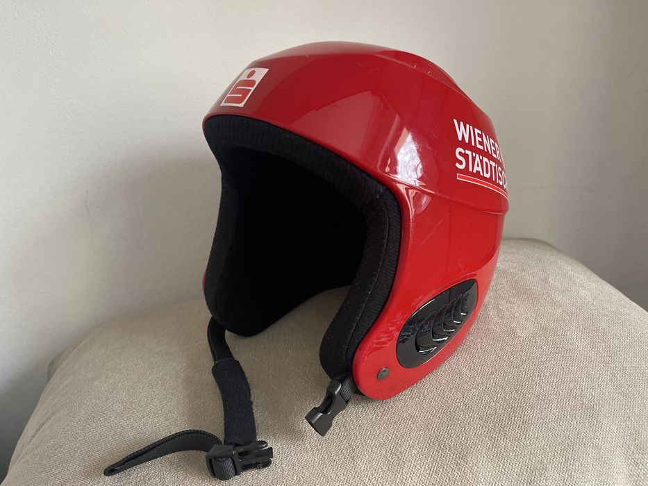 Casca ski rosie 55-56 cm