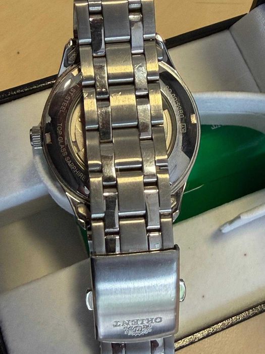 Ceas Orient Automatic Open Heart Cadran Alb