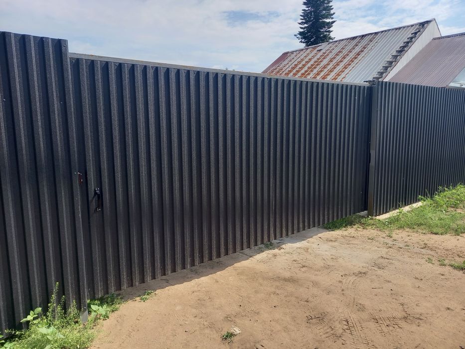 Навесы козырьки ворота заборы