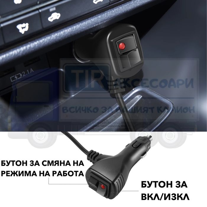 Диодна аварийна свелтина, маяк 12V, Сигнална Аварийна лампа за табло