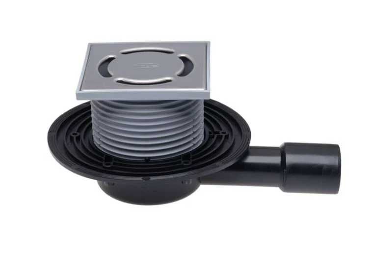 Sifon de pardoseala HL DN40/50  HL90PR, 115X 115 mm