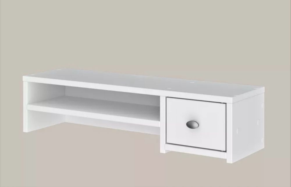Полка для стола белого цвета
