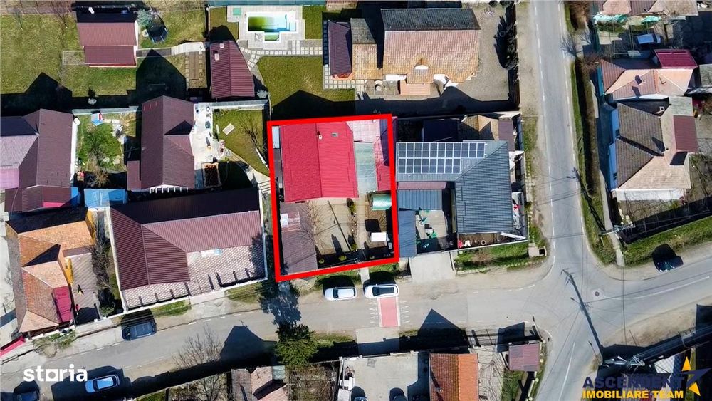 Proprietate 3 camere + studio independent, gradina, curte, Cristesti,