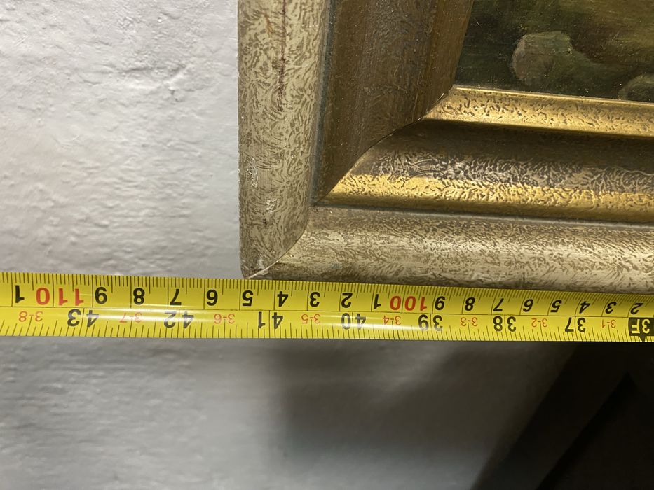 Маслена картина планински пейзаж Robert Demachy Франция 1914