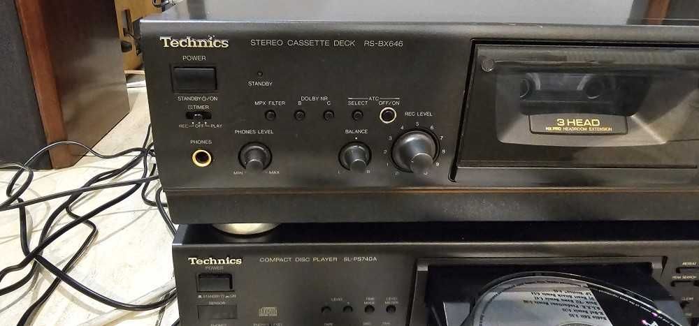 Deck Technics RS-BX646 Direct Drive, 3 capete, poze reale, test video