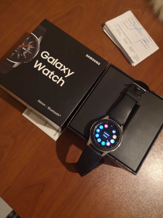 Перфектен/Samsung Watch-Silver-46 mm.Bluetooth