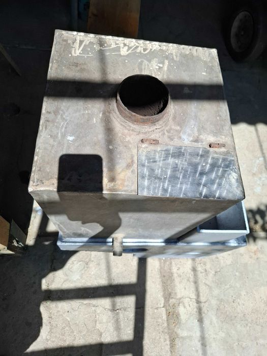 Печка с баком из нержавейки