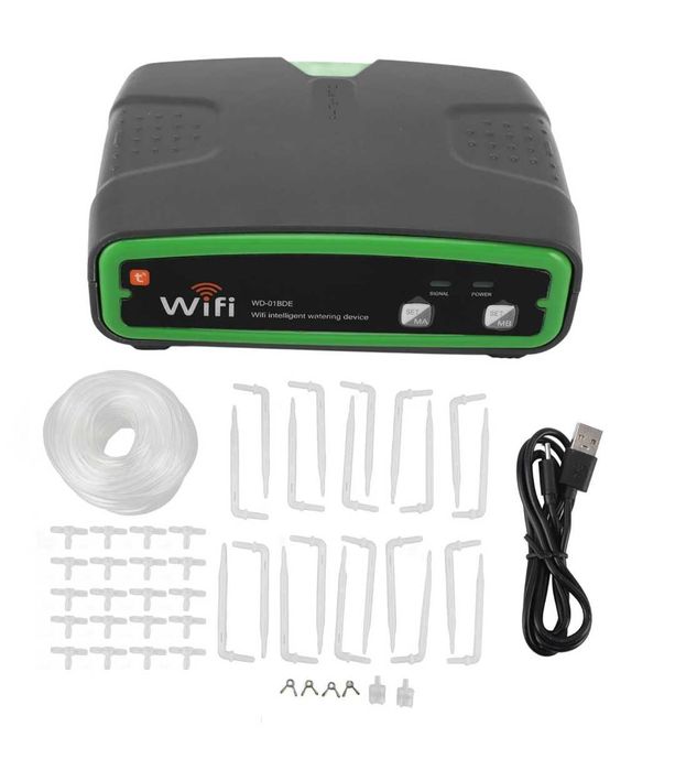 Комплект за автоматично капково напояване за 20 саксии, DIY WiFi управление от приложение