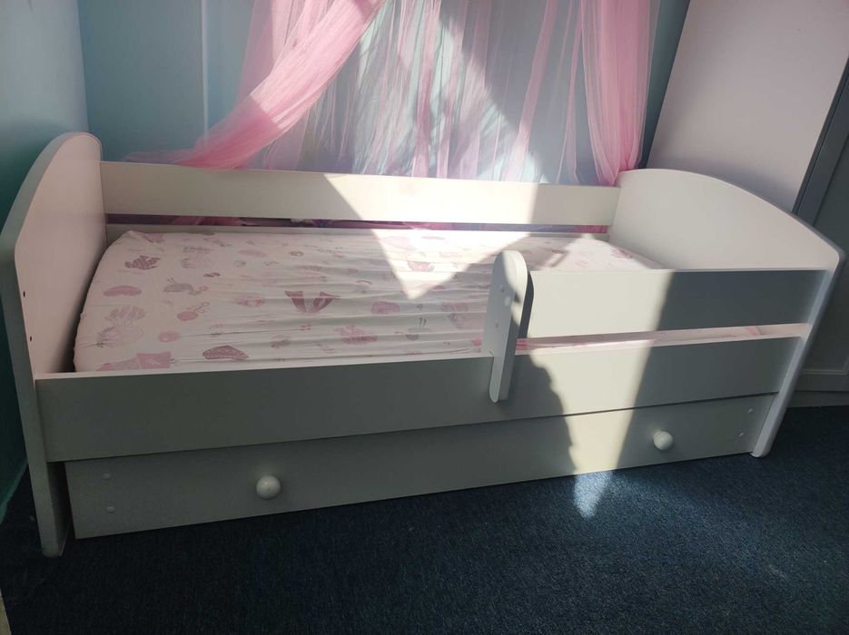 Pat copii cu sertar 144x74