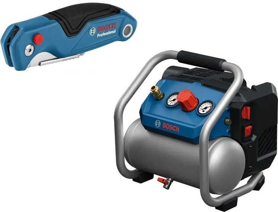 Акумулаторен компресор Bosch 18V GKO18V-51 , 51 л/мин, 8 барa , без батерии и зарядно
