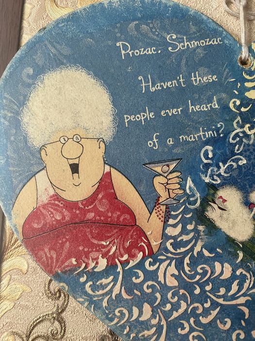 Декупаж. Весёлые подружки. Фанерка 26×22