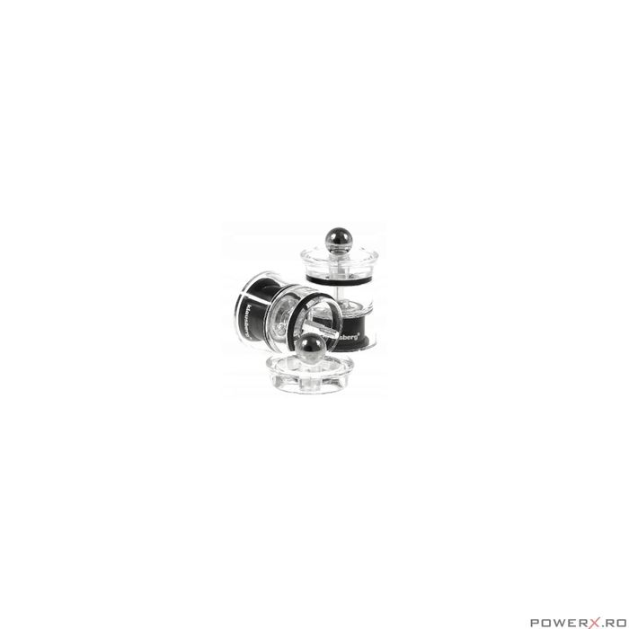 Set 2 rasnite, manuale, pentru sare si piper, Klausberg