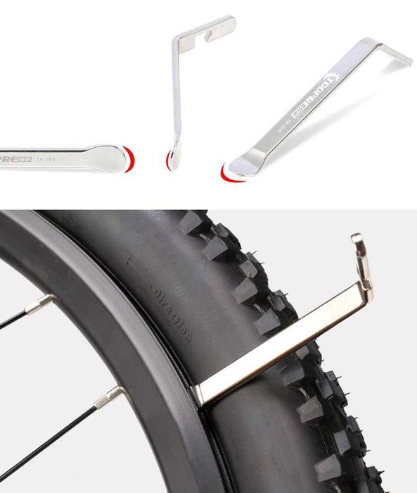 Set 3 leviere metal anvelope bicicleta trotineta cheie levier tool