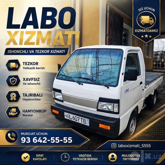 Labo xizmati Fargʻona shahar boʻylab 24/7  xizmati