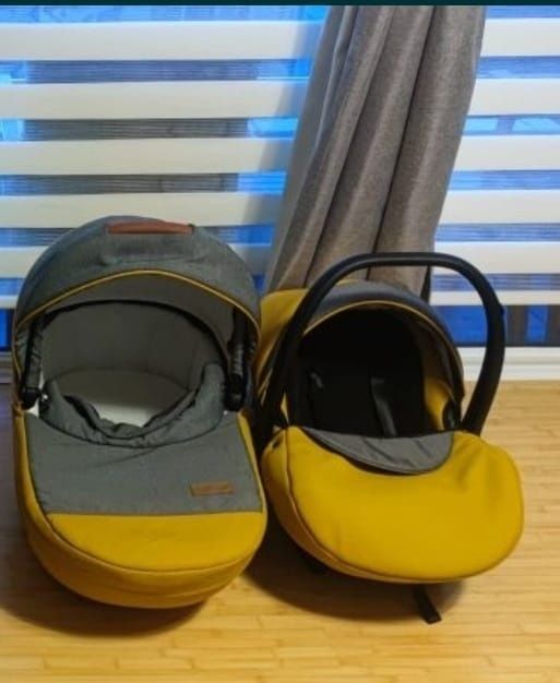 Vand carucior Krausman Nexxo Yellow 3 in 1