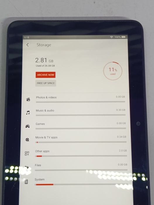 Tableta 7 inch Amazon fire 7 gen 12 cu 2gb ram și 32 intern