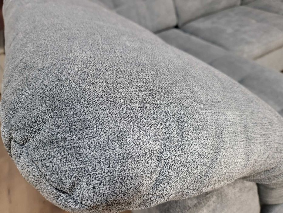 Светло сив П - образен ъглов диван Nixon с функция сън