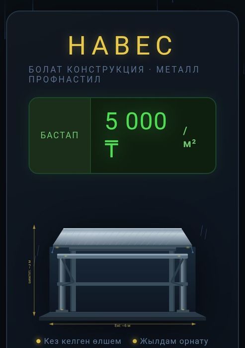 Навес ферма дайындау