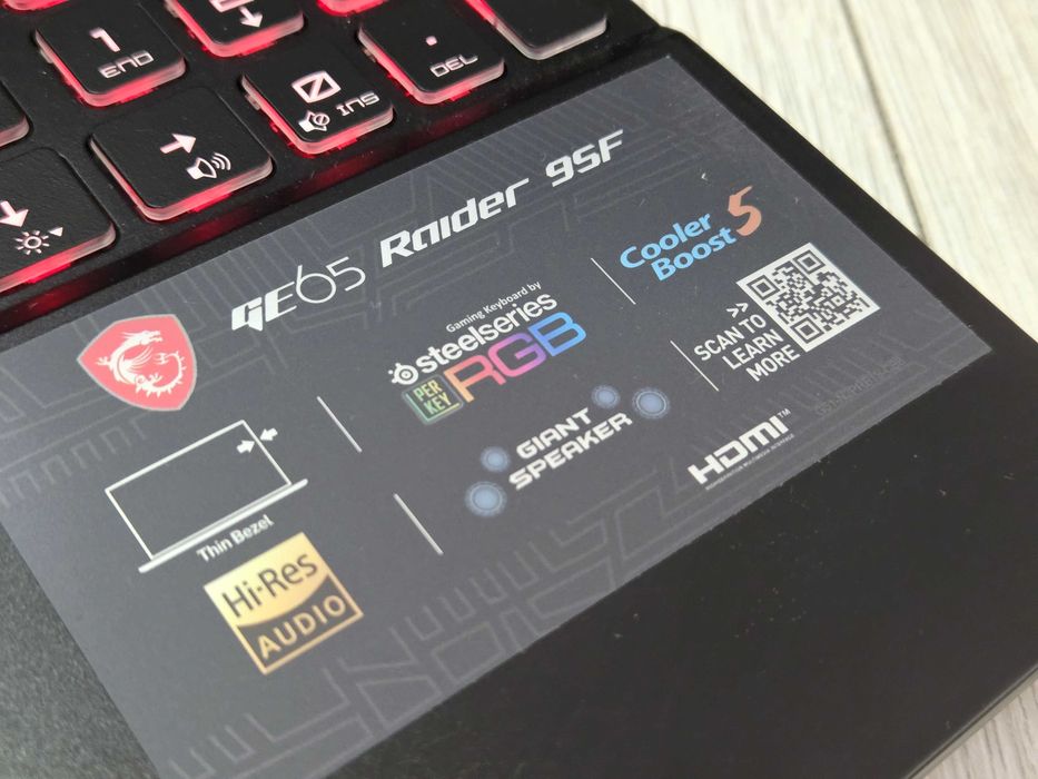 RTX 2070 | 240Hz IPS | i7 | Dynaudio | 512GB | 16 RAM | MSI GE65 Raider мси райдер лаптоп laptop gaming гейминг