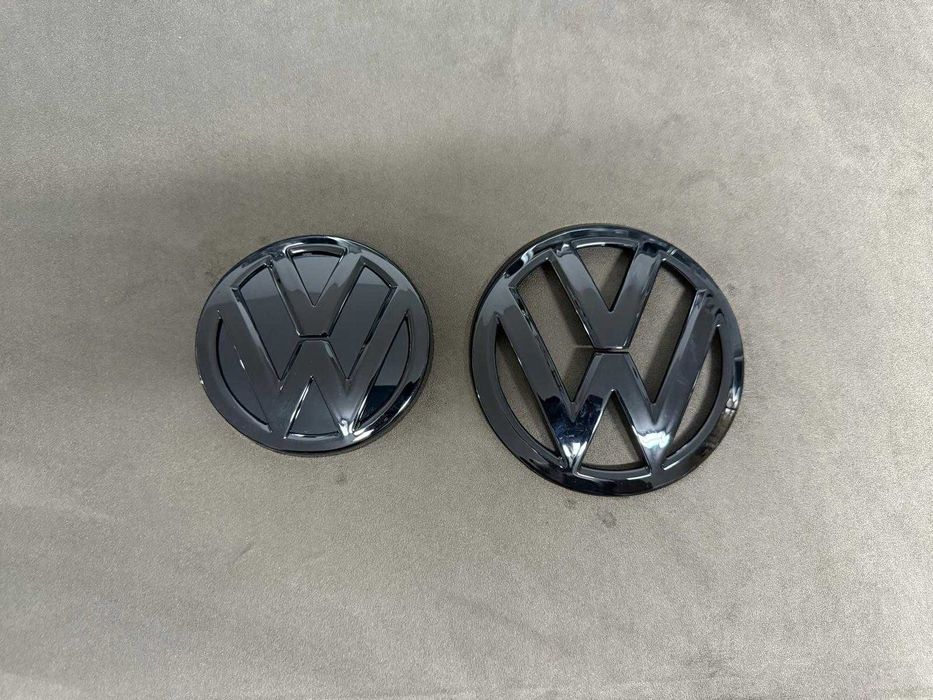 Set Embleme VW GOLF 7 fata/spate negru