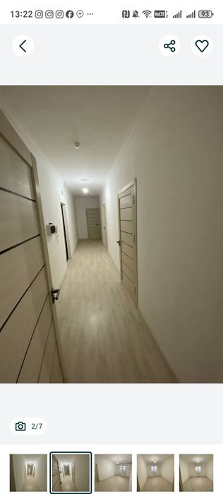 Яшнобод тумани олмос махаллада ижарага квартира бор