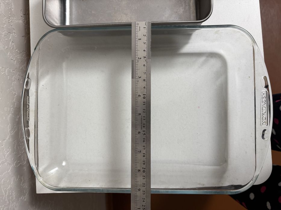 Стекляная форма для выпечки