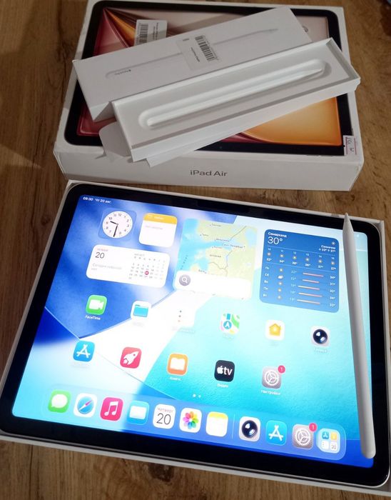 Ipad Air 11-inch 2025 (M3) wifi 256gb Starlight +Apple Pencil Pro