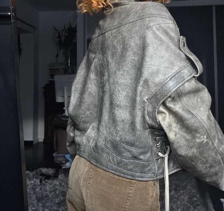 Geaca de piele Manokhi Oversized